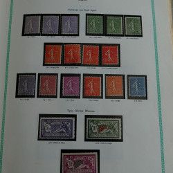 Collection timbres de France 1849 - 1962 neufs - oblitérés, TB / SUP.