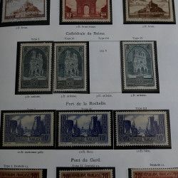 Collection timbres de France 1849 - 1962 neufs - oblitérés, TB / SUP.