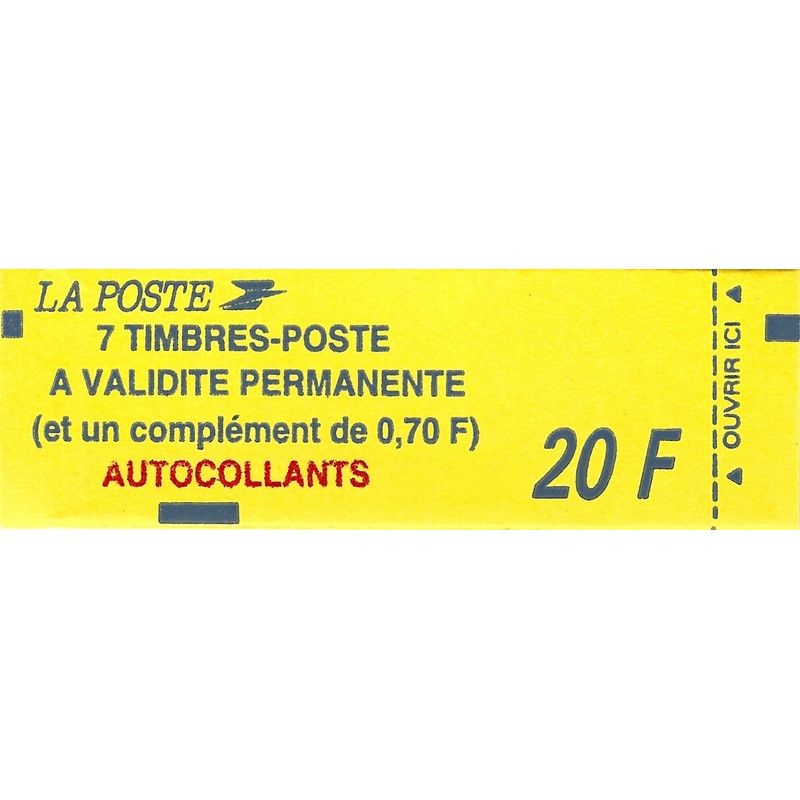 Carnet mixte de 8 timbres Marianne de Briat N°1504.