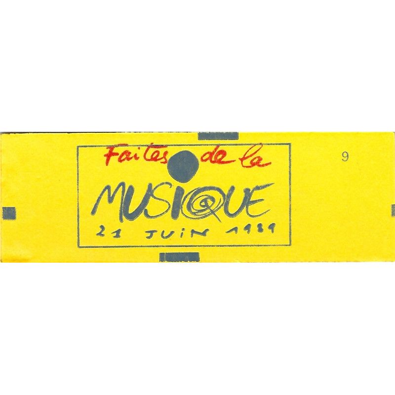Carnet de 10 timbres Marianne de Liberté - Fête de la Musique 1989.