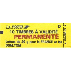 Carnet de 10 timbres TVP Marianne de Briat.