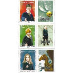 Timbres autoadhésifs de France N°114-116, Harry Potter.