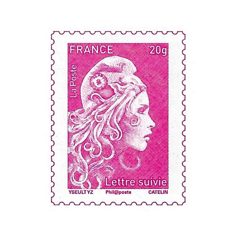 Timbre autoadhésif de France N°1656B Marianne l'engagée.
