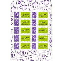 Feuillet de 10 timbres personnalisés Marianne de Lamouche N°F3916A neuf**.
