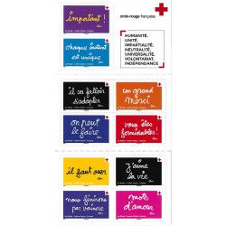 Carnet de timbres Croix-Rouge 2021.