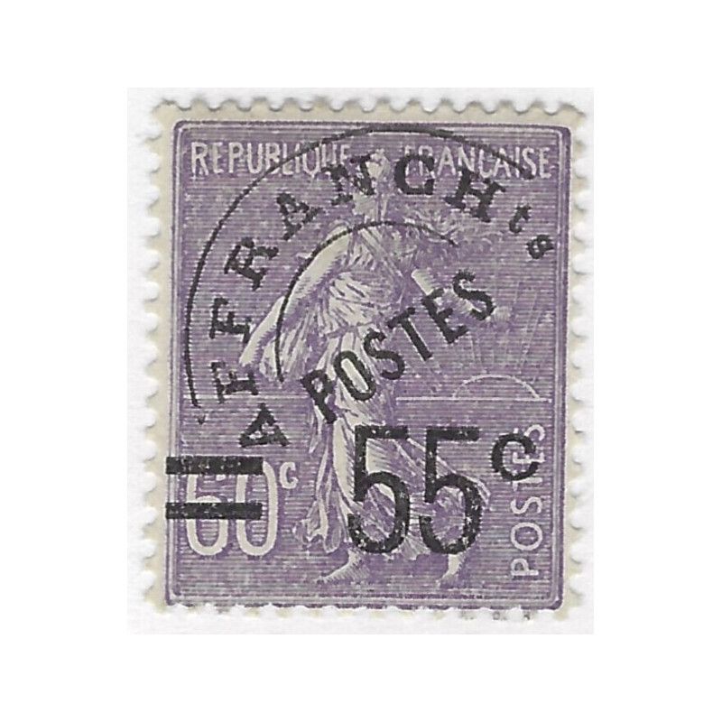 Timbre préoblitéré de France dit du Louvre N°47 neuf*.