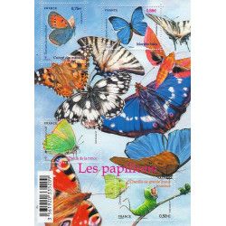 Feuillet de 4 timbres Les Papillons F4498 neuf**.