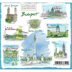 Feuillet de 4 timbres Capitale européenne Budapest N°F4538 neuf**.