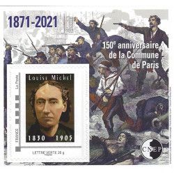 Bloc C.N.E.P. N°86 Louise Michel 2021 autoadhésif.