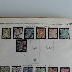 Collection timbres de Monaco 1885-1967 neufs en album Thiaude, TB / SUP.