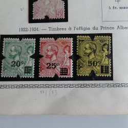 Collection timbres de Monaco 1885-1967 neufs en album Thiaude, TB / SUP.