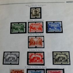 Collection timbres de Monaco 1885-1967 neufs en album Thiaude, TB / SUP.