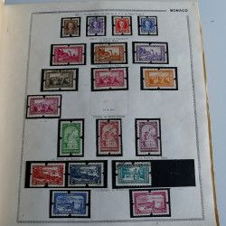 Collection timbres de Monaco 1885-1967 neufs en album Thiaude, TB / SUP.