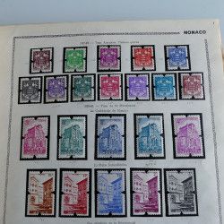 Collection timbres de Monaco 1885-1967 neufs en album Thiaude, TB / SUP.