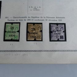 Collection timbres de Monaco 1885-1967 neufs en album Thiaude, TB / SUP.