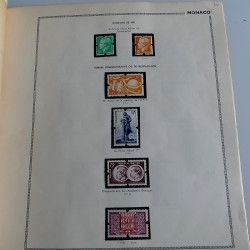 Collection timbres de Monaco 1885-1967 neufs en album Thiaude, TB / SUP.