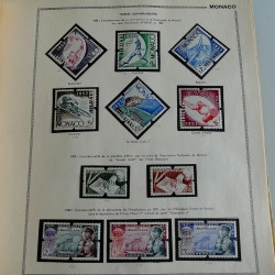 Collection timbres de Monaco 1885-1967 neufs en album Thiaude, TB / SUP.