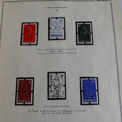 Collection timbres de Monaco 1885-1967 neufs en album Thiaude, TB / SUP.