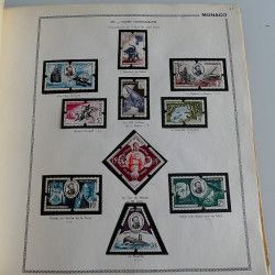 Collection timbres de Monaco 1885-1967 neufs en album Thiaude, TB / SUP.