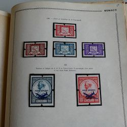 Collection timbres de Monaco 1885-1967 neufs en album Thiaude, TB / SUP.