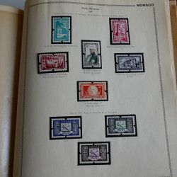 Collection timbres de Monaco 1885-1967 neufs en album Thiaude, TB / SUP.