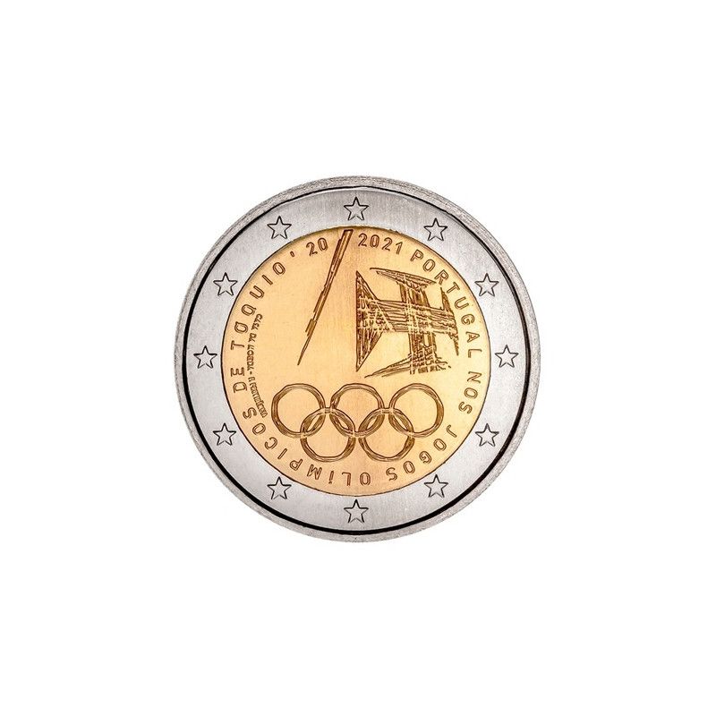2 euros commémorative Portugal 2021 - Jeux Olympiques Tokyo.