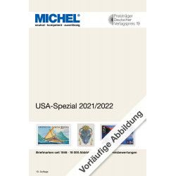 Catalogue de cotation Michel USA spécialisé 2021-2022.