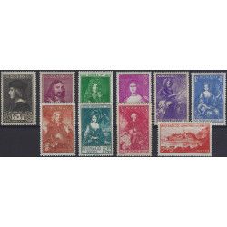 Monaco timbres N°185-194 série neuf**.