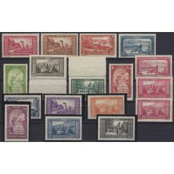 Monaco timbres N°119-134 série neuf**.