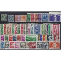 Monaco 1885-1949 sélection de timbres neufs et oblitérés.
