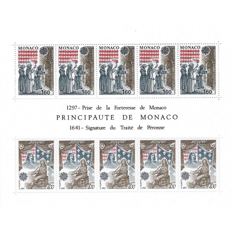 Monaco bloc-feuillet de timbres N°22 Europa neuf**.
