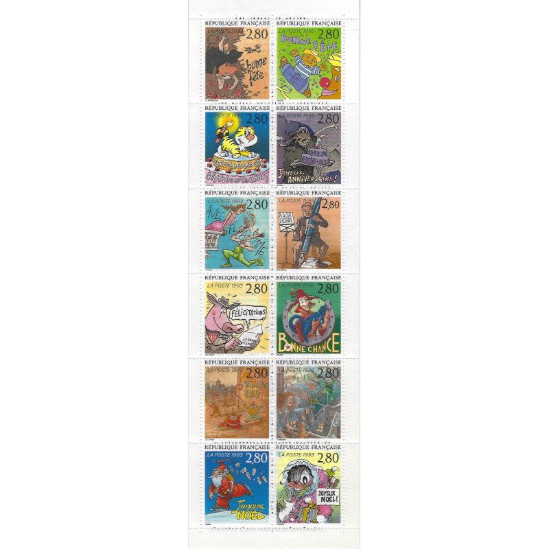 Carnet de timbres - Le plaisir d'écrire avec variété BC2848c neuf**.