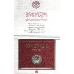 2 euros Vatican 2021 - 450 ans de la naissance du Caravage en coffret BU.