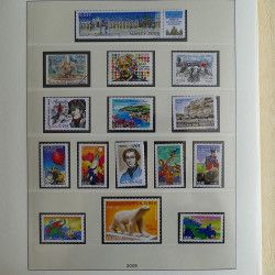 Collection timbres de France 2005-2006 neufs en album Lindner.