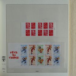 Collection timbres de France 2005-2006 neufs en album Lindner.
