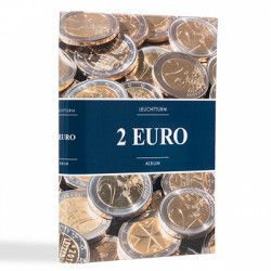 Album illustré spécial monnaies 2 euros commémoratives.