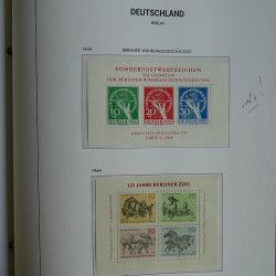 Collection timbres Berlin 1975-1990 neufs complet en album DAVO.