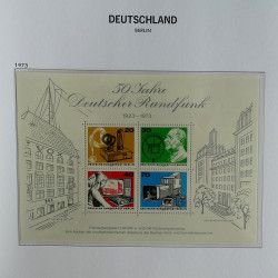 Collection timbres Berlin 1975-1990 neufs complet en album DAVO.