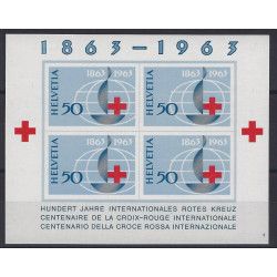 Suisse bloc-feuillet de timbres N°19 Croix-Rouge neuf**.