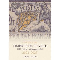 Catalogue de cotation Maury timbres de France 2022-2023.