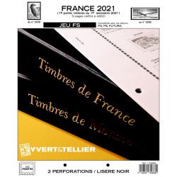 Jeux FS timbres de France 2021 premier semestre.