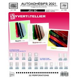 Jeux SC France timbres autoadhésifs 2021 premier semestre.