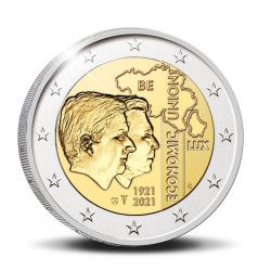 2 euros Belgique 2021 coincard version flamand -  Union économique.