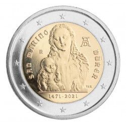 2 euros Saint Marin 2021 - Albrecht Durer en coffret BU.