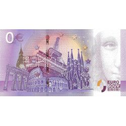 Billet touristique 0 Euro Souvenir – Série spéciale Spécimen.