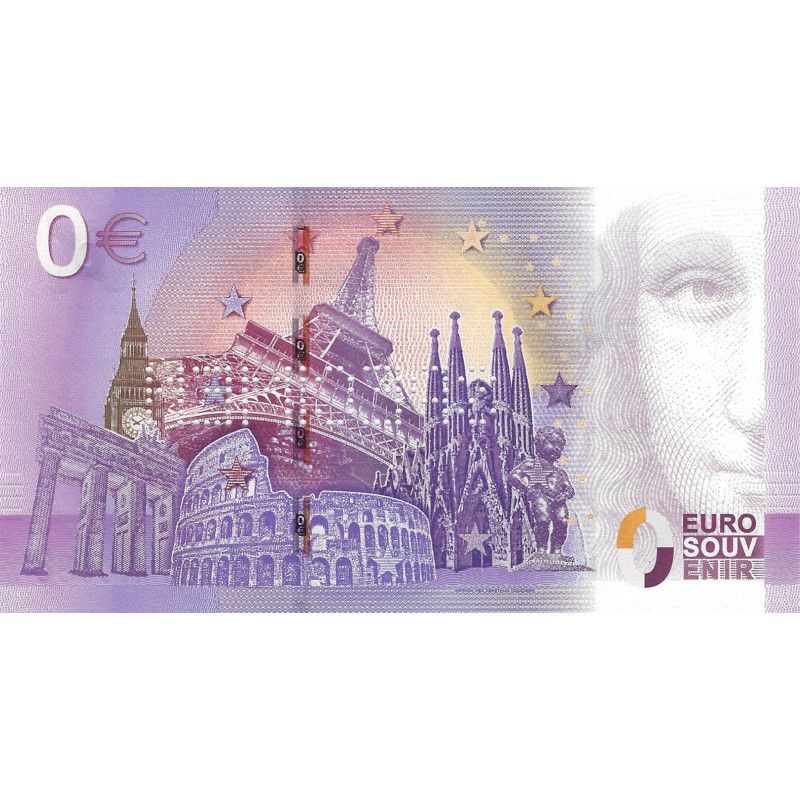 Specimen Euro Banknote Euro Billet Souvenir Euro Schein 