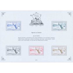 Blocs spéciaux Patrimoine de France en timbres 2021.
