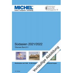 Catalogue Michel de cotation timbres d'Asie du Sud 2022.