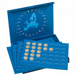 Coffret presso pour 168 pièces de 2 euros commémoratives.