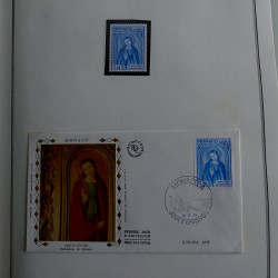 Collection historique des timbres Europa 1971-1975 en album Cérès.